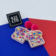 Handmade by 925Ltd Acrylic Earrings Fairy Bread Acrylic Dangles