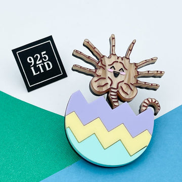 Handmade by 925Ltd Brooches Easter Hugger Acrylic Brooch