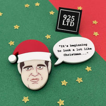 Handmade by 925Ltd Brooches "It's Beginning To Look a Lot Like Christmas" Acrylic Brooch Set