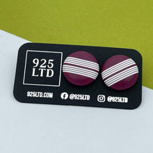 Handmade by 925Ltd Button Earrings Manly Rugby League Button Earrings